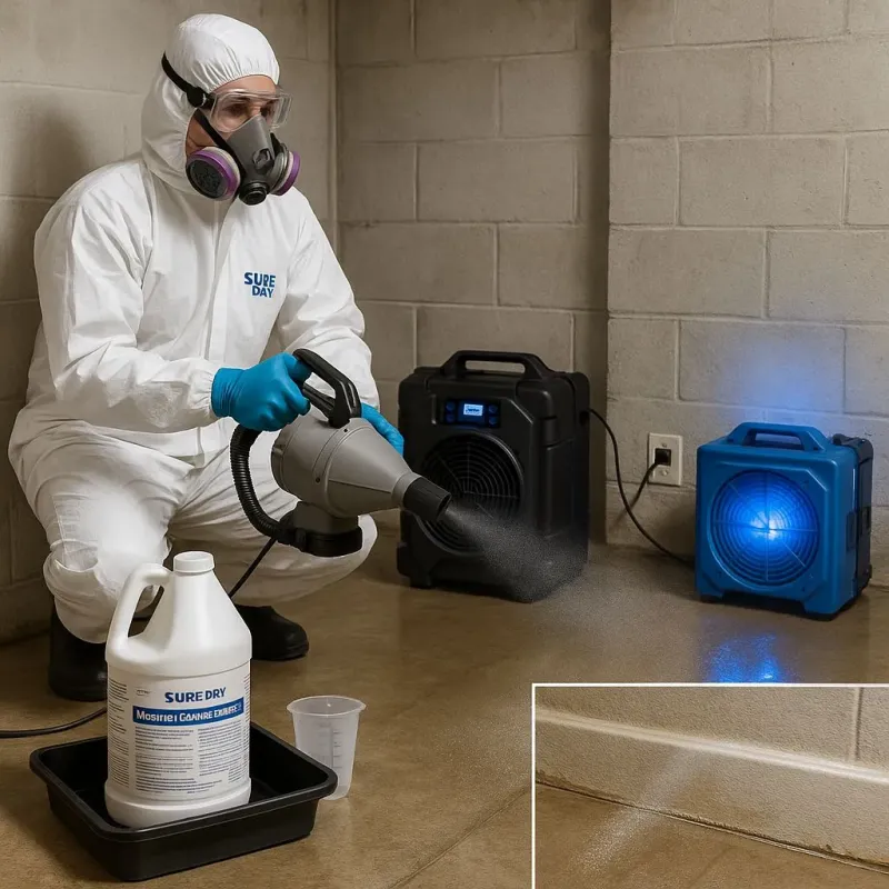 Sanitization and Odor Removal process in Erie County, OH