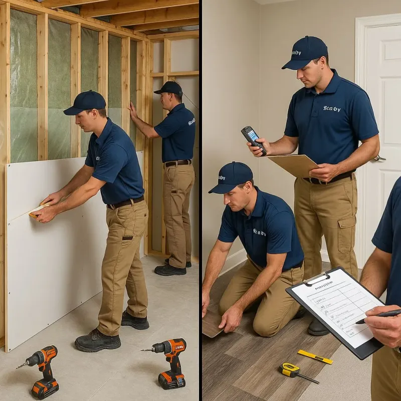 Repairs and Reconstruction process in Erie County, OH